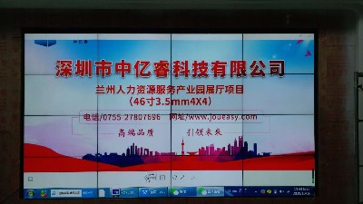 中億睿液晶屏、滑軌屏助力蘭州人力資源產(chǎn)業(yè)園打造創(chuàng)意科技化數(shù)字展廳